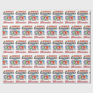 Bingo Birthday Women November Presentpapper
