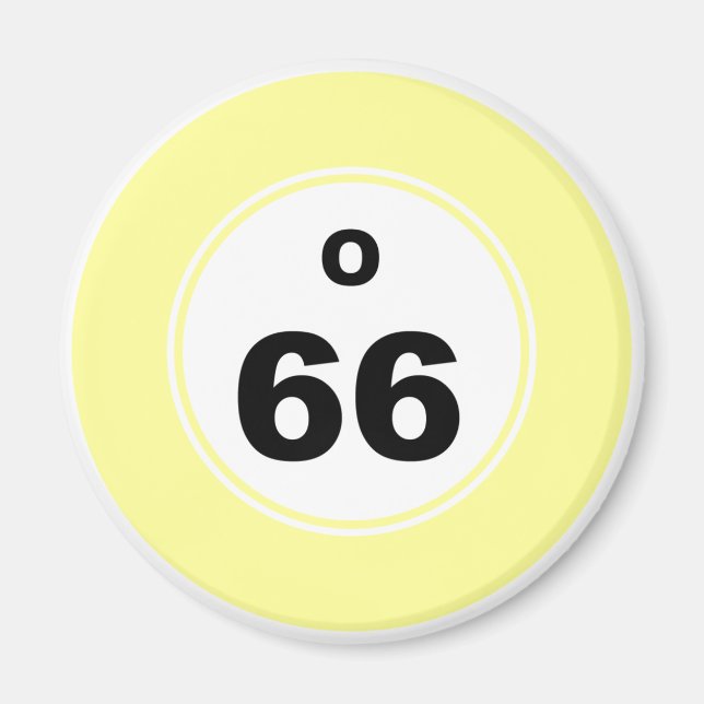 Bingo Boll O Magnet (Framsidan)