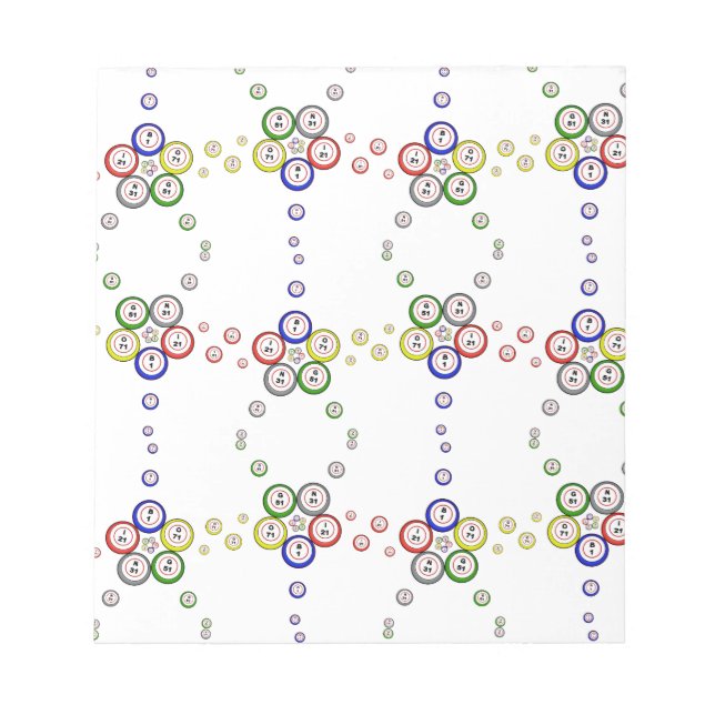 Bingo Bollar Anteckningsblock (Framsida)