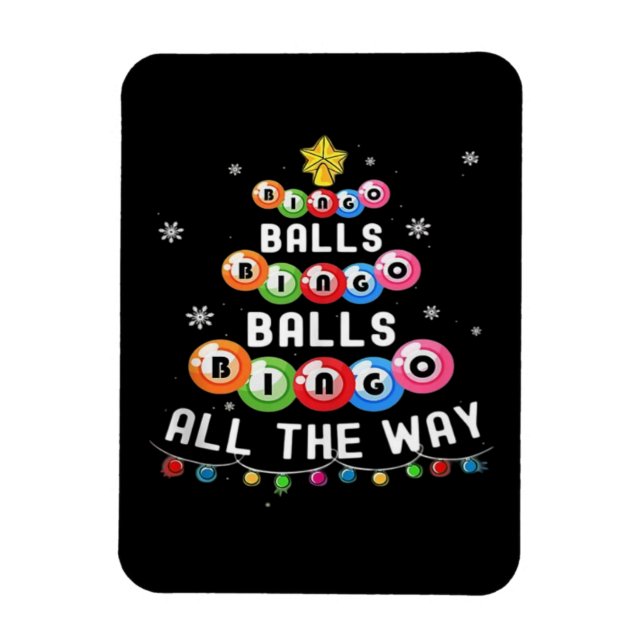 Bingo Bollar Bingo Hele Vägen  Magnet (Vertikal)