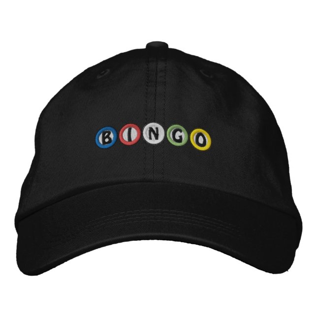 Bingo Bollar Broderad Keps (Framsida)