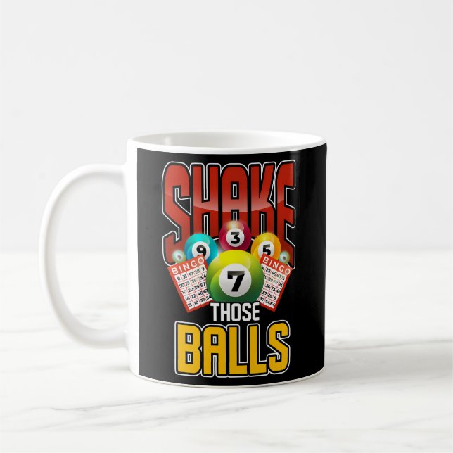 Bingo Bollar Lottery Winner Bingo Player Bingo Kaffemugg (Vänster)