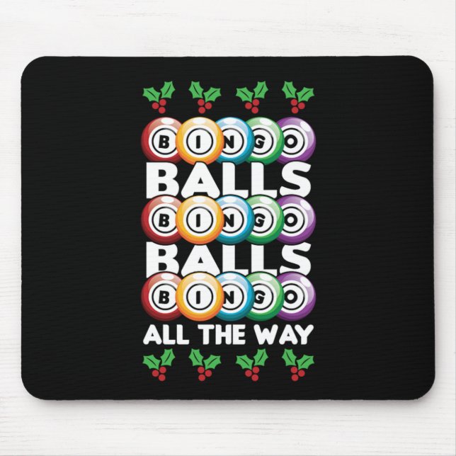 Bingo Bollar Lucky Game Player Spelare Gift Musmatta (Framsidan)