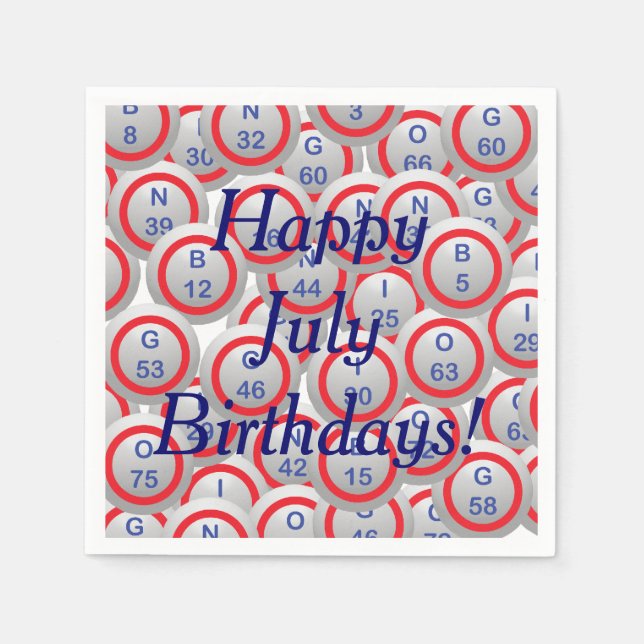 Bingo Bollar Pappersservett (Framsidan)