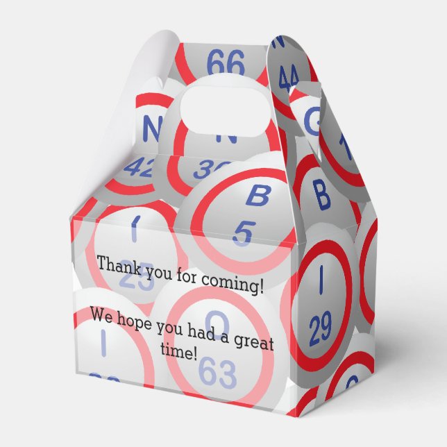 Bingo Bollar Presentaskar (Framsidan Sidan)