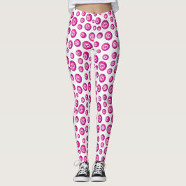 Bingo Bollar Rosa White Patterned Leggings