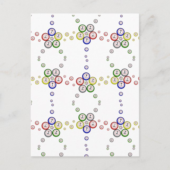 Bingo Bollar Vykort (Framsida)