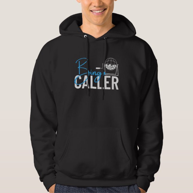 Bingo Caller  Bingo  3 Hoodie (Framsida)
