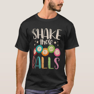 Bingo Caller Gamble Lottery skakar Bollar Bing T Shirt