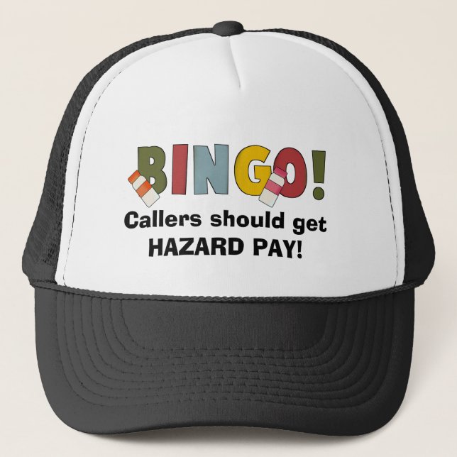 Bingo Callers Hat Truckerkeps (Framsida)