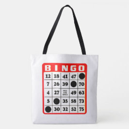 Bingo Card-axelfack Tygkasse
