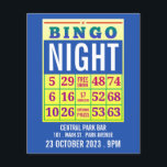 Bingo Card, Bingo Nattreklam Flygblad<br><div class="desc">Bingo Card,  Bingo Nattutlösare i Affärskortet Store.</div>
