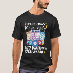 Bingo Card Game Grandma Bingo Player Bingo-kort T Shirt