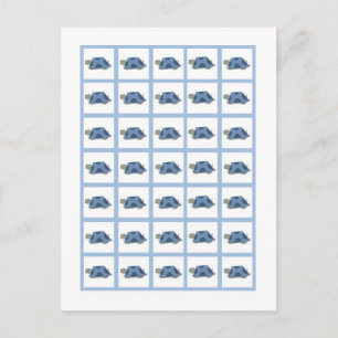 Bingo Card-markörer Blad Frog Turtle Bee Dragonfly Vykort