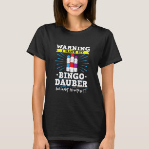 Bingo Card-spelarspelardesign för anropare - min B T Shirt