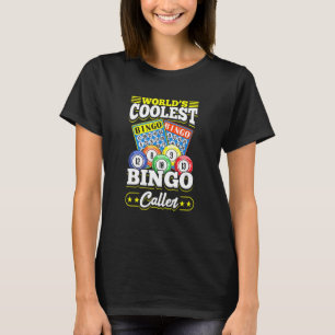 Bingo Card-speldesign - Världens kallaste Bingo-sa T Shirt