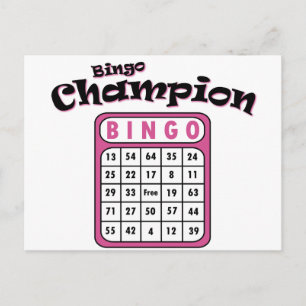 Bingo Champion Vykort