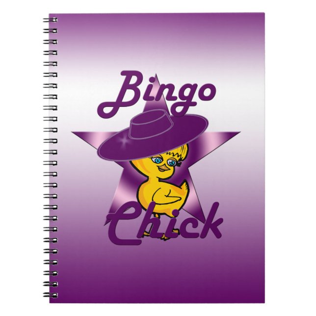 Bingo Chick #9 Anteckningsbok Med Spiral (Framsidan)