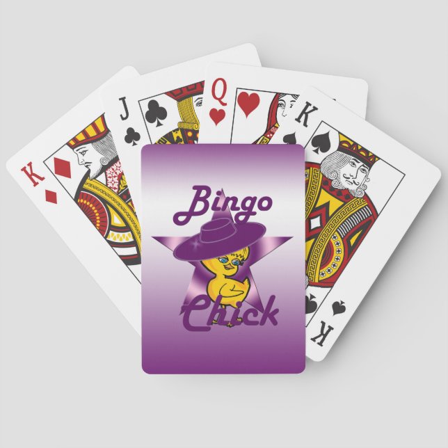 Bingo Chick #9 Spel Kort (Baksidan)