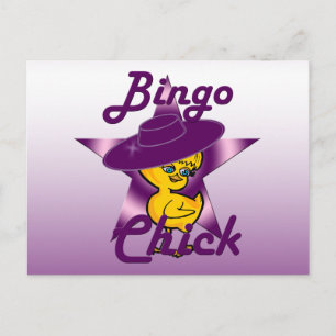Bingo Chick #9 Vykort