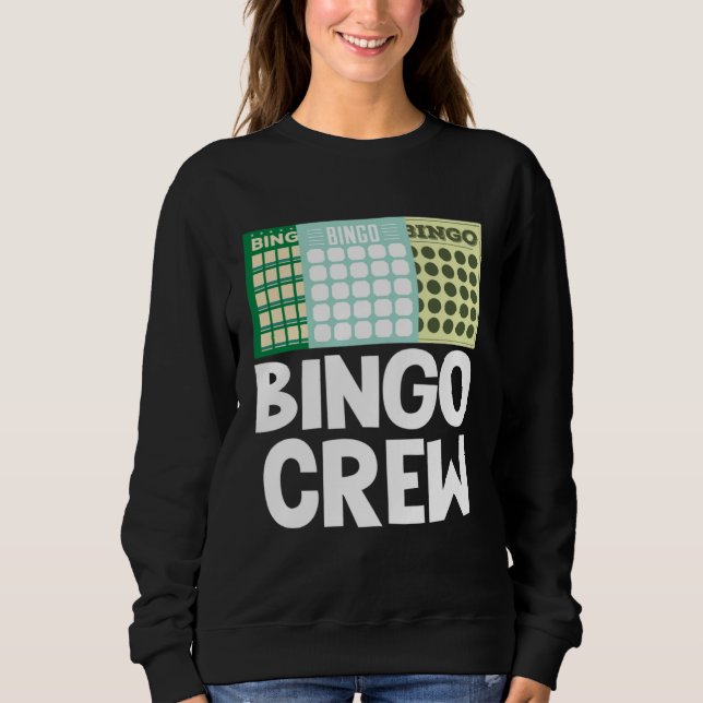 Bingo Crew Bingo Card Game Gambling Luck Bingo Bal T Shirt (Framsida)