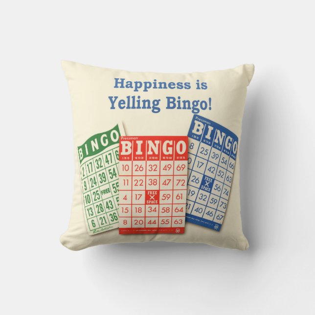 Bingo - dekorativ kudde (Framsida)