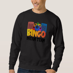 Bingo Dream Team Lucky Game Lottery Manar Women Lång Ärmad Tröja
