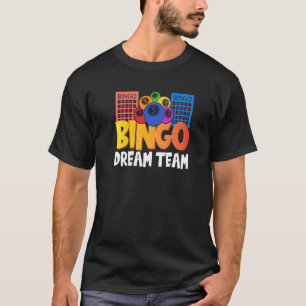 Bingo Dream Team Women Lucky Game Lottery Manar Wo T Shirt