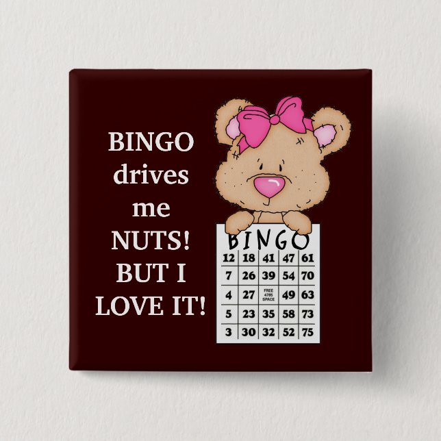 Bingo Drives Me-knapp Knapp (Framsida)