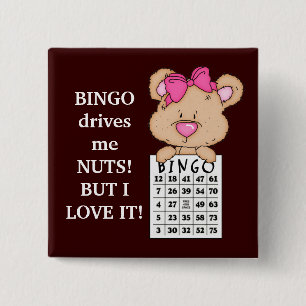 Bingo Drives Me-knapp Knapp