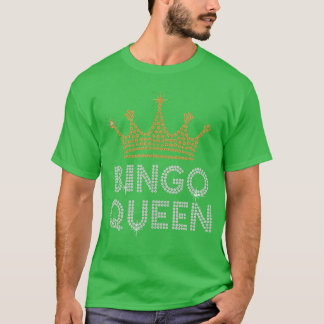 Bingo Drottning Bingo Spelare Spel Fest Roliga Kvi T Shirt
