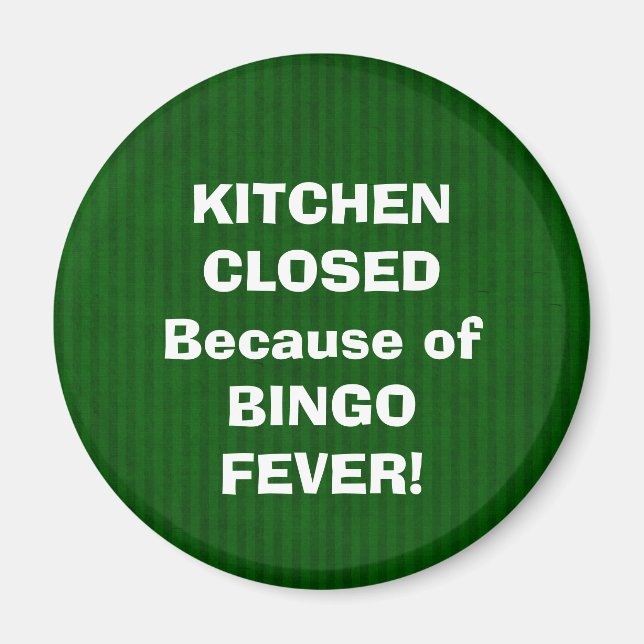 Bingo Fever magnet (Framsidan)