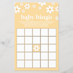Bingo för Daisy för återintroduktion av gult Flygblad