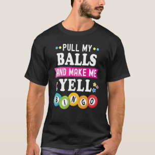 Bingo För manar kvinnor Lucky Bingo Caller Gamblin T Shirt