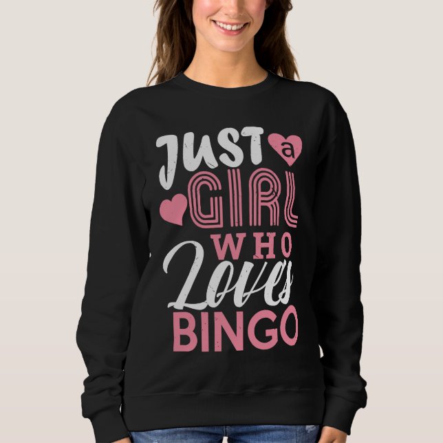 Bingo Girls  Bingo Game Player  Women Kids T Shirt (Framsida)