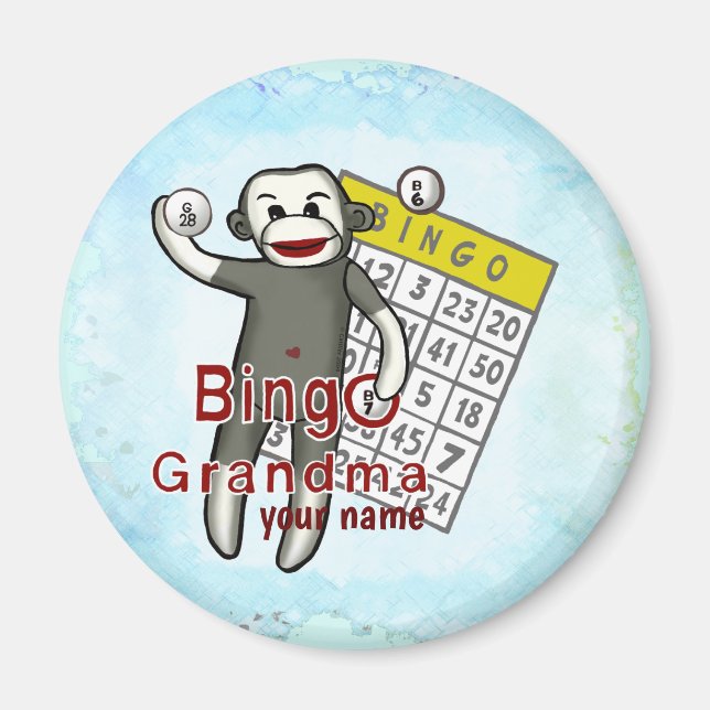 Bingo Grandma Magnet (Framsidan)