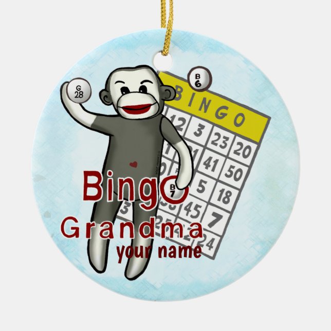 Bingo Grandma ornament (Framsidan)
