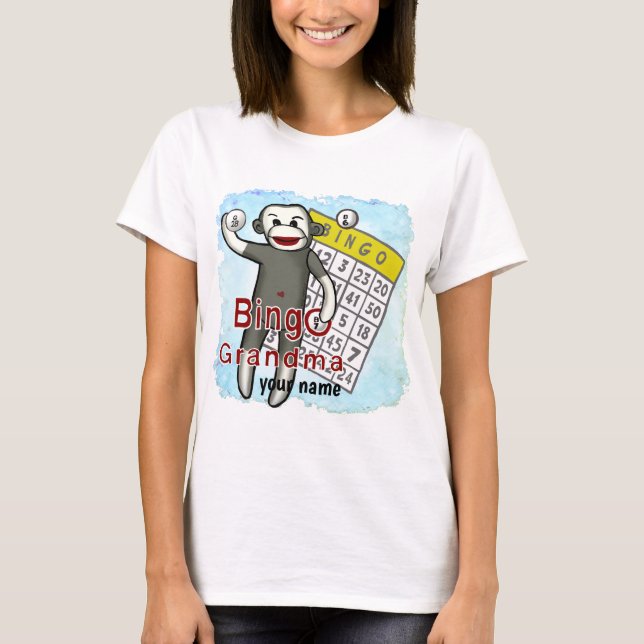 Bingo Grandma T Shirt (Framsida)