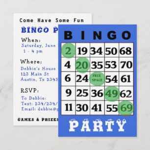 BINGO-gruppinbjudan Inbjudningar