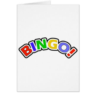 Bingo Hälsningskort