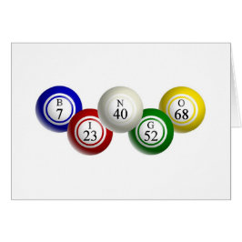 Bingo Hälsningskort