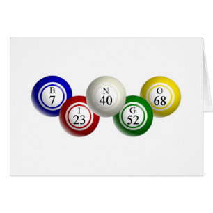 Bingo Hälsningskort