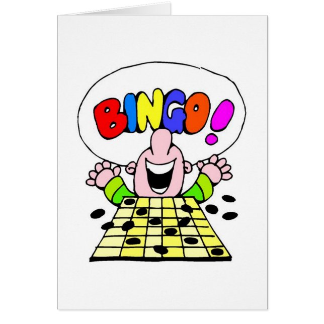 Bingo Hälsningskort (Framsidan)