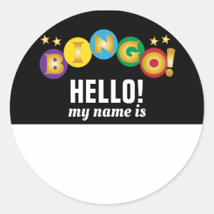 Bingo Hello Namn Märke