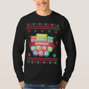 Bingo Jackpot Ugly jul Sweater T Shirt