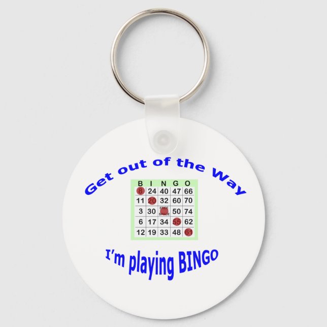Bingo Keychain Nyckelring (Framsida)