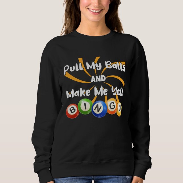 Bingo King Make Me Yell Bingo For Dad Mom T Shirt (Framsida)