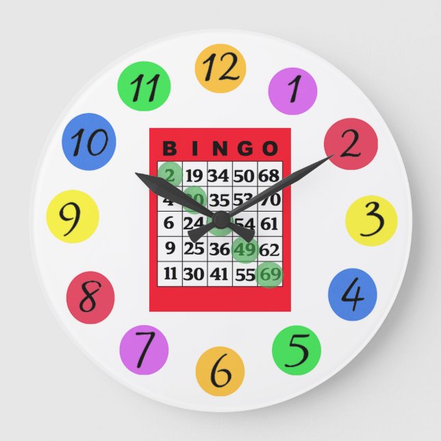 BINGO Kitchen Stor Klocka (Framsida)