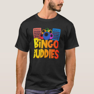 Bingo kompisar Lucky Game Lotteri män kvinnor barn T Shirt