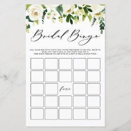 Bingo-kort för Vintervita blommor, Möhippa